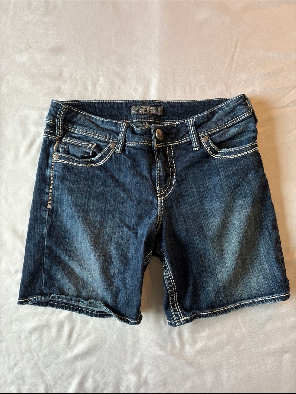 Silver Jeans Indigo Wash Denim Shorts